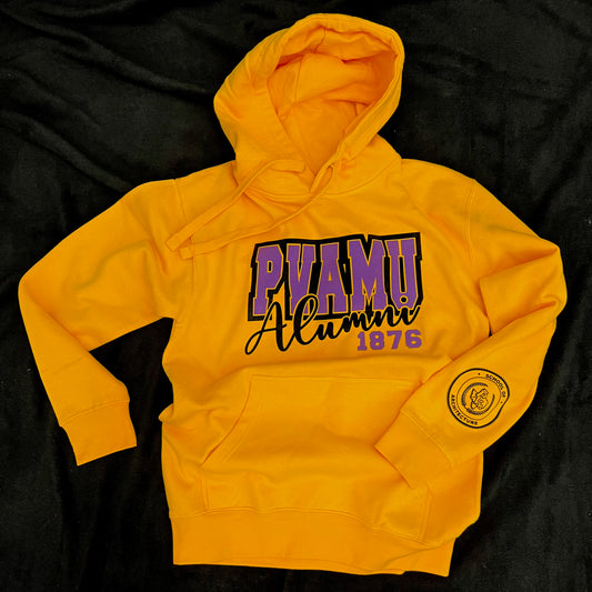 PV Alumni Customizable Hoodie - Gold
