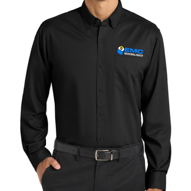 EMC -Black Dress Shirt -Men