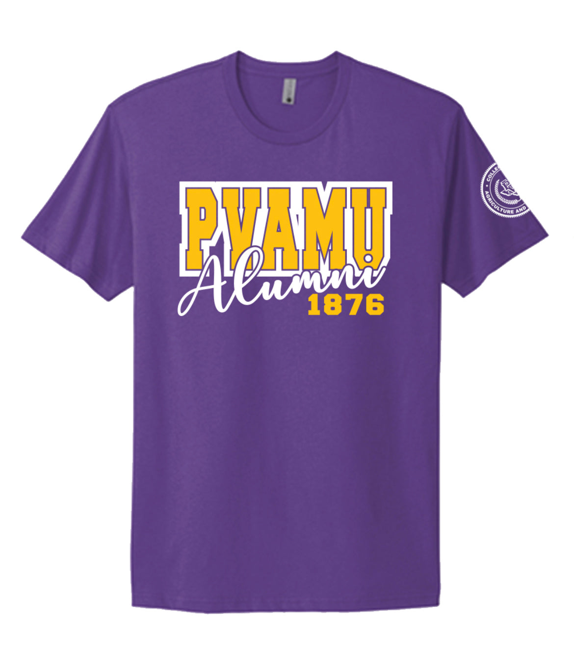 PV ALUMNI Purple Customizable Tee