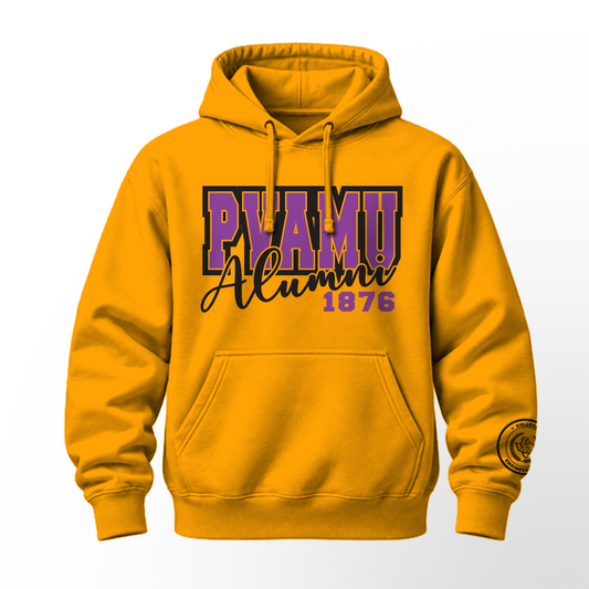 PV Alumni Customizable Hoodie - Gold